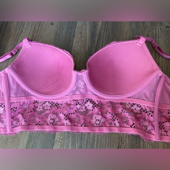 Like New Adore Me Lace Longline Bra - Picture 3 of 9